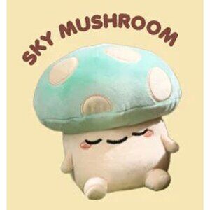 RARE Smoko Sky Mushroom Mini Mochi Plush